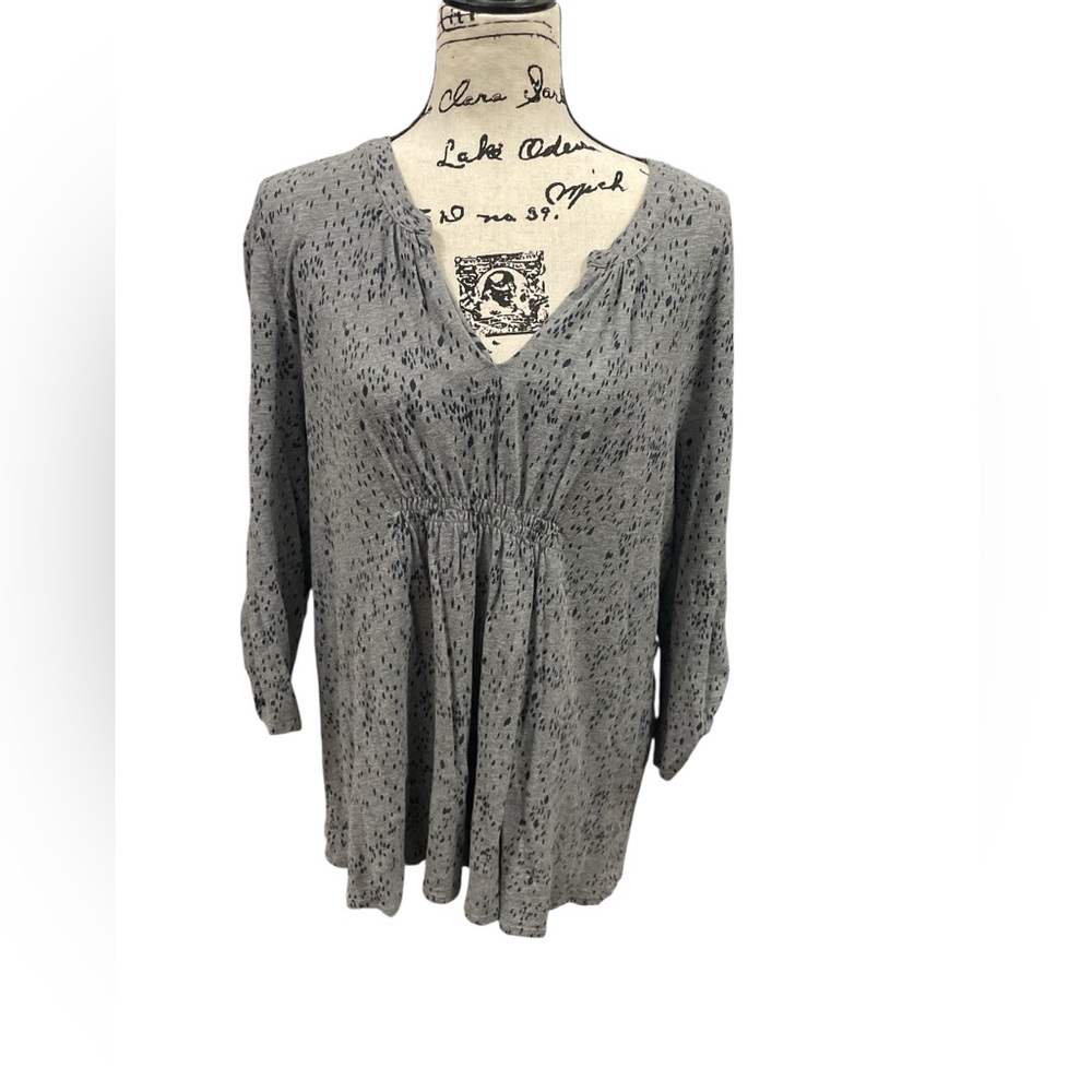Calvin Klein Jeans Dressy Speckled 3/4 sleeve blouse XXL